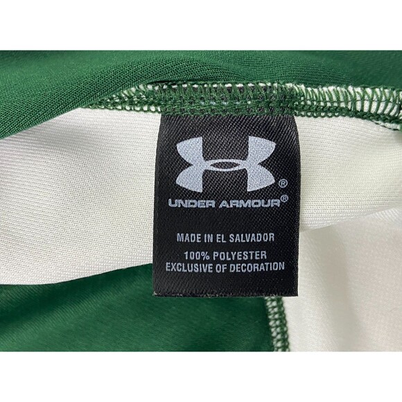 Charlotte United Soccer Men XL Polo Shirt Under Armour Green Heat Gear Loose Fit - Picture 7 of 9